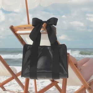 Case-Mate Black Bow Jelly Tote Bag